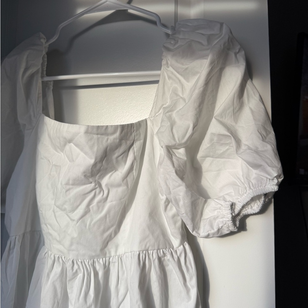 Lea & Viola White Ruffled Blouse - Picture 2 of 5